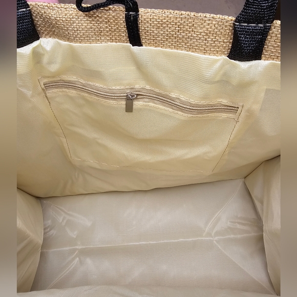 Hello Weekend Burlap Tote Bag NEW - Picture 2 of 4